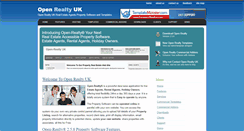 Desktop Screenshot of open-realty.co.uk