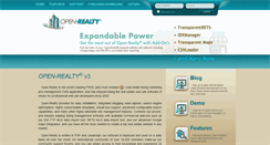 Desktop Screenshot of open-realty.org