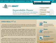 Tablet Screenshot of open-realty.org